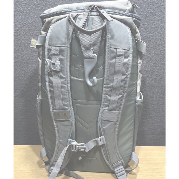Under Armour Baseball Unisex Adult Utility Backpack 1369318 Gray Camo - Picture 3 of 16